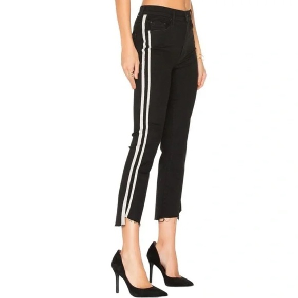 MOTHER x REVOLVE The Insider Crop Step Fray in Guilty Racer - Picture 1 of 16